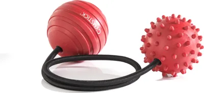 Produktbild von Gymstick Myofascia Massage Ball mit Seil, 2-seitig, Ø 6,5 cm