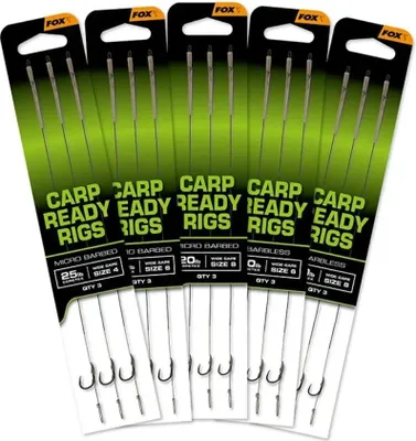 Obrázek produktu pro Fox Návazce Carp Ready Rigs Wide Gape 3 ks 8 (20lb)