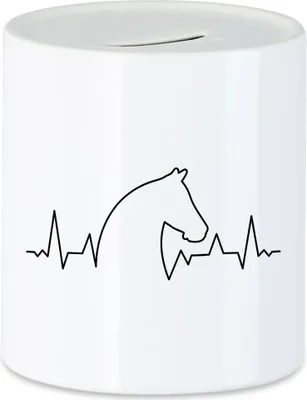Produktbild von Pferd Spardose Pferdehufe Pferdeliebhaber Pferde Pferdeflüsterer Reiten Pony Hobbie Liebe Freiheit Leben