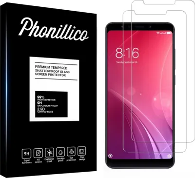 Image de Verre trempé pour Xiaomi REDMI 5 PLUS [2 pièces] Protection d'écran Screen Protector Film Anti-Rayures Glas Resistant Phonillico®