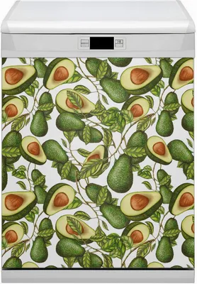 Produktbild von Magnetmatte Geschirrspüle Abwaschbar Küche Magnete  Nachbildung 60x70 cm  - Avocado