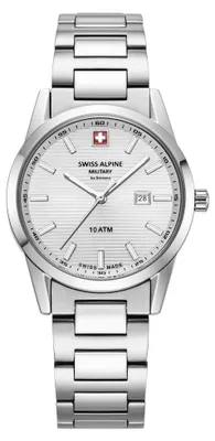 Produktbild von Swiss Alpine Military Damen Uhr Analog Quarz 7767.1132SAM Edelstahl