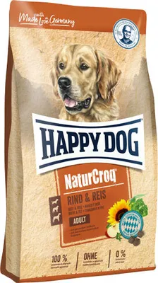 Produktbild von Hundefutter Trockenfutter Happy Dog NaturCroq Rind & Reis 15kg