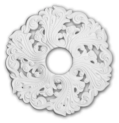 Immagine prodotto di Rosone da soffitto Profhome 156003 Stile rococò / barocco Ø 52 cm