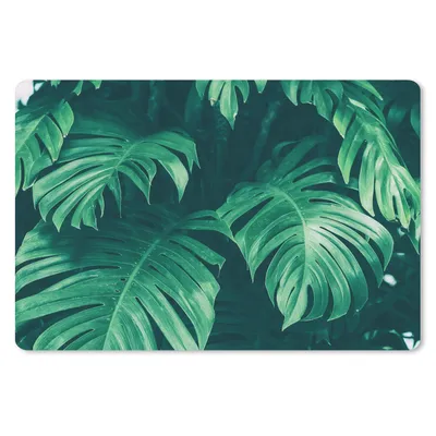 Produktbild von MuchoWow® Mauspad Mousepad Monstera - Blätter - Pflanzen - Dschungel - Natur 27x18 cm - Mousepads - Maus Mat - Pad - Mausunterlage - Büroartikel - Desk Matten