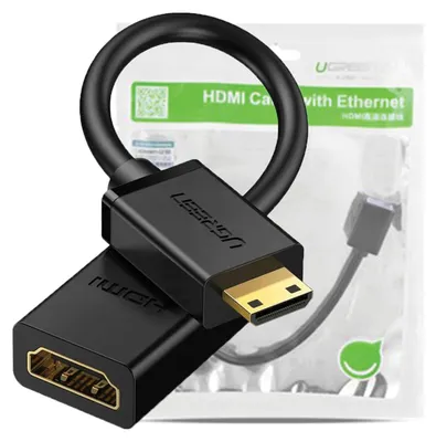 Produktbild von Ugreen 20137, Mini-HDMI, HDMI, Schwarz, Gold