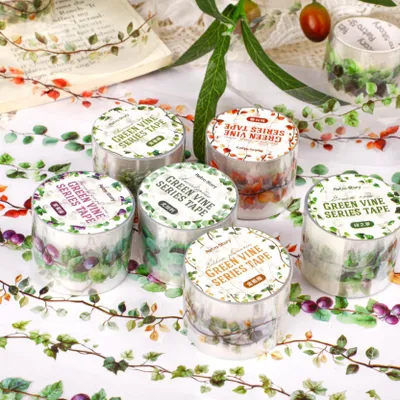 Productafbeelding van 6 Rollen Washi Tape met Natuurthema voor Scrapbooking