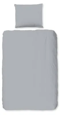 Obrázok produktu pre Dobré ráno, obliečka na prikrývku "Uni" – sivá – (140x200 cm) – 100 % bavlna