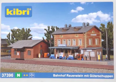 Produktbild von Kibri 37396 Bahnhof Rauenstein m. Güterschuppen Spur N in