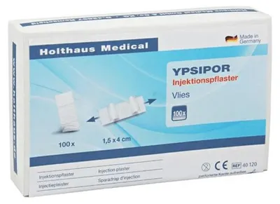 Produktbild von YPSIPOR Injektionspflaster , 1,5 x 4 cm, 100 Stück Vlies - B07GPLB6MG | Packung (100 Stück)