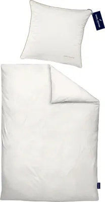 Produktbild von Biberna Satin 135 x 200 cm + 80 x 80 cm, kitt