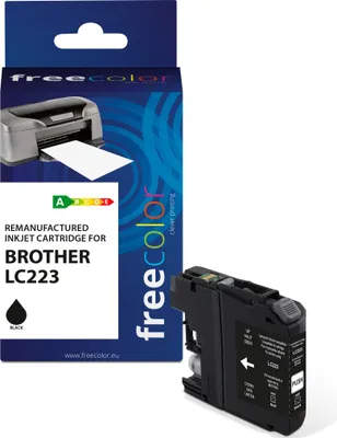 Image de Freecolor Patrone Brother LC223 Black remanufactured