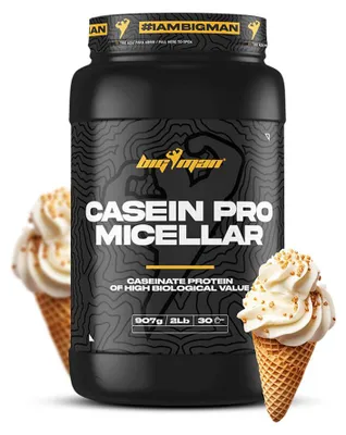 Image de Caséines - Bigman - Casein pro micellar (907g) - Saveur Vanille