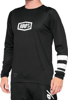 Obrázok produktu pre 100% SPEEDLAB cyklistický dres s dlhým rukávom na leto - R-CORE - Black/White L