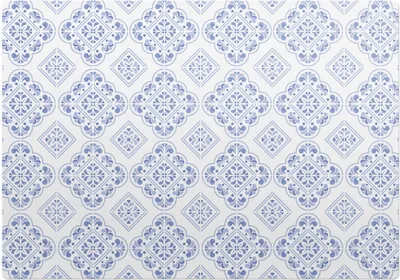 Obrázok produktu pre Geometrický Retro Vzor– Ochranná podložka na podlahu – Podložka pod stoličku – 100 x 100 cm – Protišmyková podložka na tvrdé podlahy