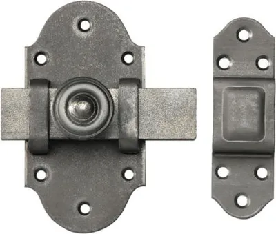 Produktbild von Riegel MERMIER 60 mm mit Schließblech - 410601