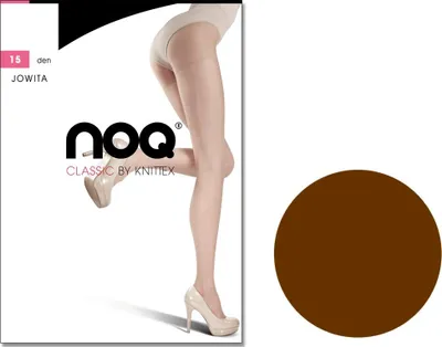 Produktbild von Jowita halbmatte glatte Strumpfhose 15 DEN 4 Bronzo