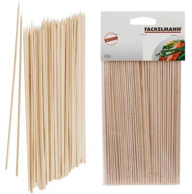 Image de Fackelmann Brochettes en bois 20 cm 100 pièces