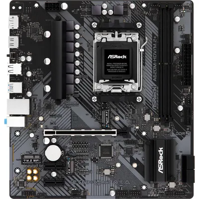 Produktbild von Asrock A620M-HDV/M.2+, AMD, Sockel AM5, AMD Ryzen™ 5, AMD Ryzen™ 7, DDR5-SDRAM, 64 GB, DIMM