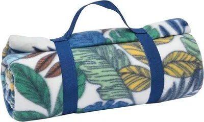 Produktbild von Famanu Fleece Picknickdecke weich und faltbar - 135 cm x 150 cm