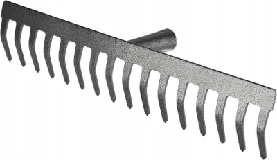 Zdjęcie produktu dla Metalowe grabie ogrodowe 16-zębne 38 cm