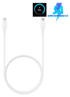 Produktbild von 5A USB-C Ultrasschnellladekabel für Samsung Galaxy S25 S25 Ultra S24 S23 A55 A35 Tab A9 S10 S9 USB-C Datenkabel 3 Meter
