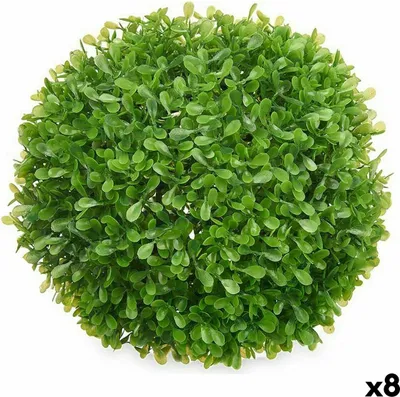 Obrázek produktu pro Dekorativní listy rostlin plastová koule 22 x 22 x 22 cm (8 kusů)