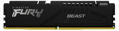 Produktbild von Kingston FURY Beast - DDR5 - Kit - 32 GB: 2 x 16 GB - DIMM 288-PIN - 6000 MHz / PC5-48000 - CL30 - 1.4 V - ungepuffert - on-die ECC - Schwarz