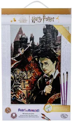 Image de Kit créatif « Harry Potter » : peinture par numéros, collage, 30 x 50 cm