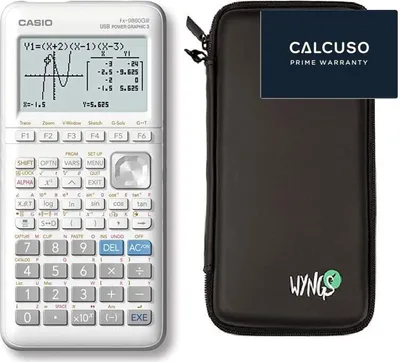 Obrázek produktu pro Casio fx-9860GIII, Kapsa, Grafická kalkulačka, 12 číslice/číslic, Flash, Baterie, Bílá