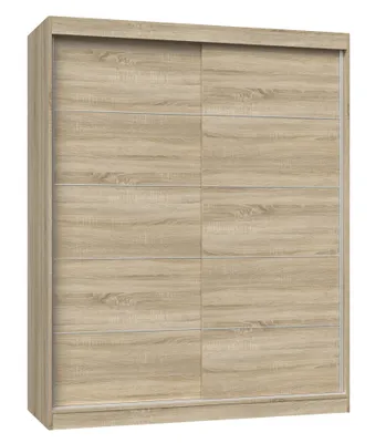 Image de Armoire 160 cm avec portes coulissantes RANNO 5 - oak sonoma