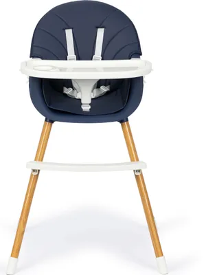 Produktbild von ECOTOYS Esszimmerstuhl 2in1 Dunkelblau
