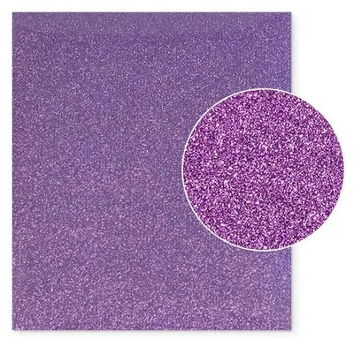 Produktbild von Plottermarie Plotterfolie Mega Glitter für kreative Veredelungen – Plotterfolie für Textildruck, T-Shirts, Baumwolle, Polyester, DIY & Spezialeffekte 32 x 50 cm - 970 Orchid