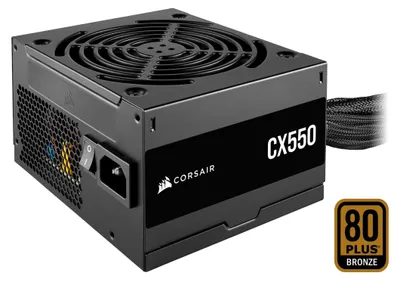 Produktbild von CORSAIR Netzteil 550W CX550 12cm Lüfter (80+Bronze)