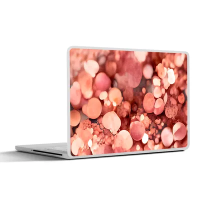 Produktbild von MuchoWow® Laptop Aufkleber Sticker Cover Abstrakt - Glitzer - Rosa - Luxus 30x22 cm - Laptop-Sticker