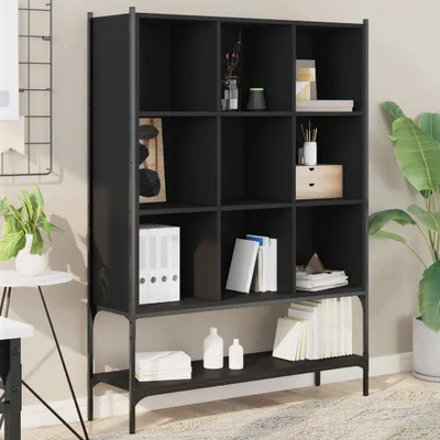 Produktbild von Design Bücherregal Schwarz 102x30x141,5 cm Holzwerkstoff, Bücherregale 2024