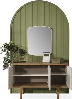 Image de Commode avec miroir Moderne Commode miroir Luxe Moderne Design Chambre à coucher