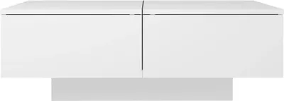 Produktbild von "Winterschlussverkauf "Couchtisch - CLORIS - Wohnzimmertisch - Robust und langlebig - Weiß 90x60x31 cm Holzwerkstoff - DEMöbel6611325