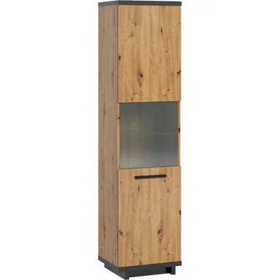 Produktbild von Vitrine INEZA IN05 artisan eiche / schwarz