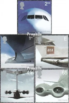 Produktbild von Briefmarken Großbritannien 2002 Mi 2012-2016 (kompl.Ausg.) postfrisch Flugzeuge