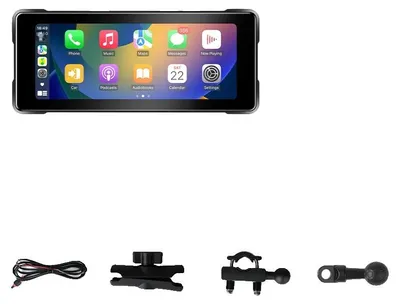 Image de Enregistreur vidéo pour moto, connectivité sans fil, enregistrement à double caméra, pas de caméra, pas de-a
