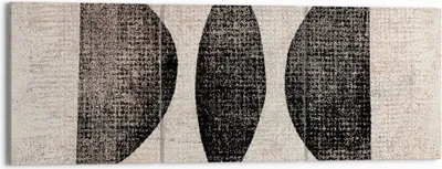 Produktbild von Bild auf Leinwand - Leinwandbild - 3 Teile - Form Figuren Geometrisch - 150x50cm - Wand Bild - Wanddeko - Wandbilder - Leinwanddruck - Bilder - Wanddekoration - Leinwand bilder - CA150x50-5099