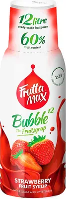 Produktbild von FruttaMax Sirup Erdbeere 500ml Konzentrat 60 Prozent Saft kalorienarm
