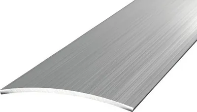 Produktbild von Prinz Übergangsprofil Edelstahl, gebürstet, selbstklebend, 40 mm Breite x 1000 mm Länge x 4,2 mm Höhe, 4016 III d V2A
