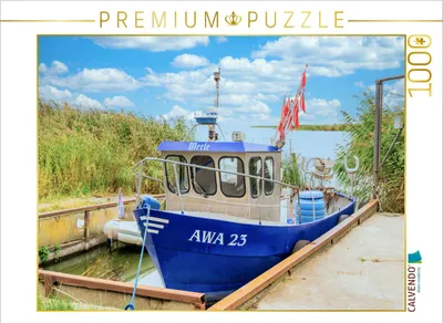Produktbild von CALVENDO Puzzle Fischerboot 1000 Teile Puzzle quer | 1000 Teile Lege-Größe 64x48cm Foto-Puzzle für glückliche Stunden