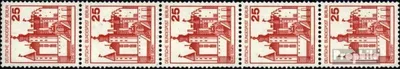 Produktbild von Briefmarken Berlin (West) 1978 Mi 587R Fünferstreifen postfrisch Burgen und Schlösser