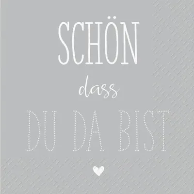 Image de STEWO 2572648865 Serviettes "Dahoma" 33 x 33 cm gris