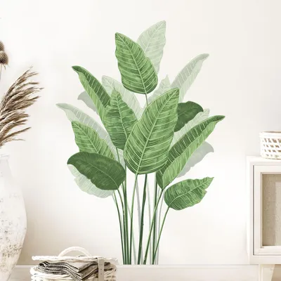 Image de Solidchoice - Stickers muraux botaniques pour la décoration