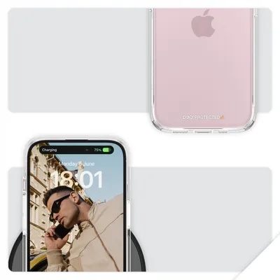 Produktbild von PanzerGlass ® HardCase Transparent m. D3O® iPhone 15, Cover, Apple, Apple - iPhone 15, Transparent