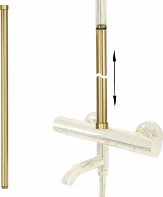 Produktbild von Rea Verlängerung Für Bade-Duschgarnitur 60Cm Brush Gold